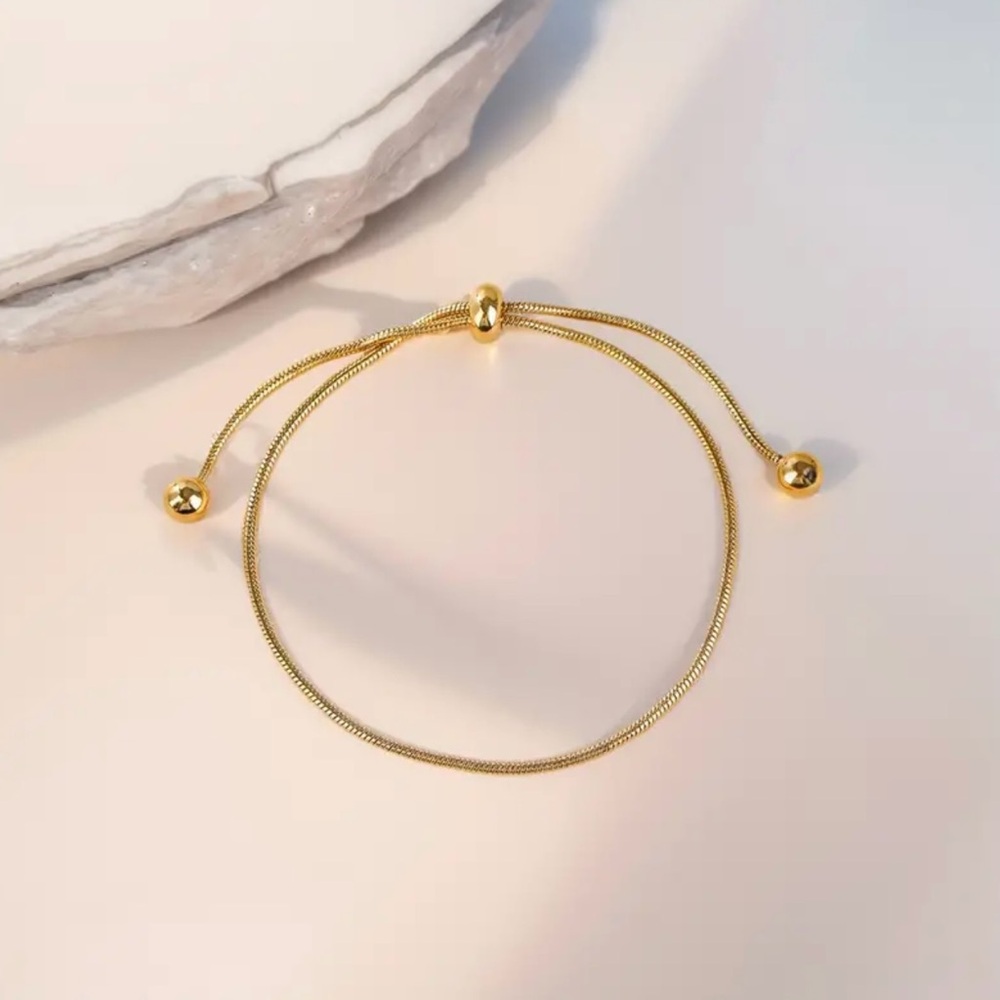 New Simple Adjustable Stainless Steel Thin Chain Bracelet
Stylish Hand Chain - Picture 1 of 3
